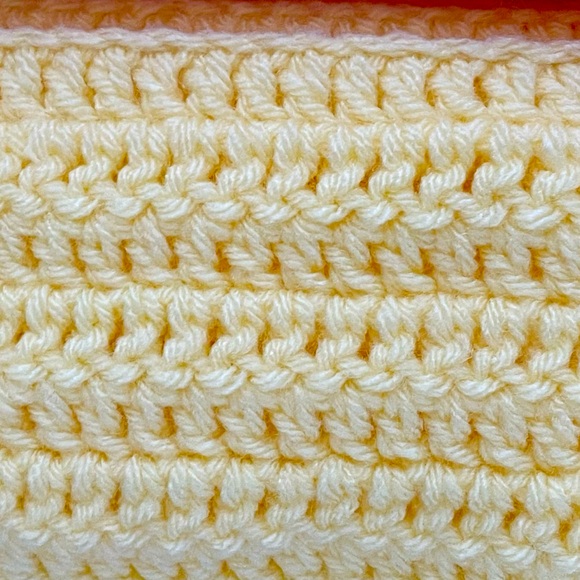 Pale Yellow Hand Made Crochet Scarf - Brand New! - Picture 1 of 3